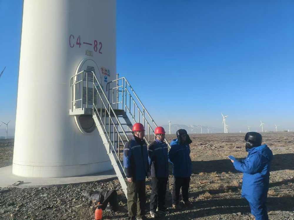 風電機組（混塔）垂直度測試